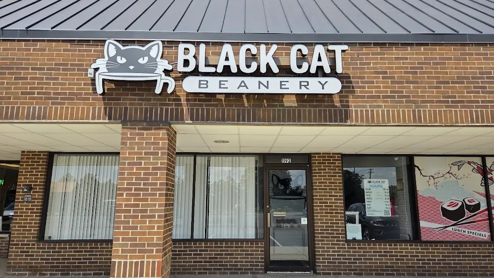 Black Cat Beanery cat cafe in Lake Orion - interior