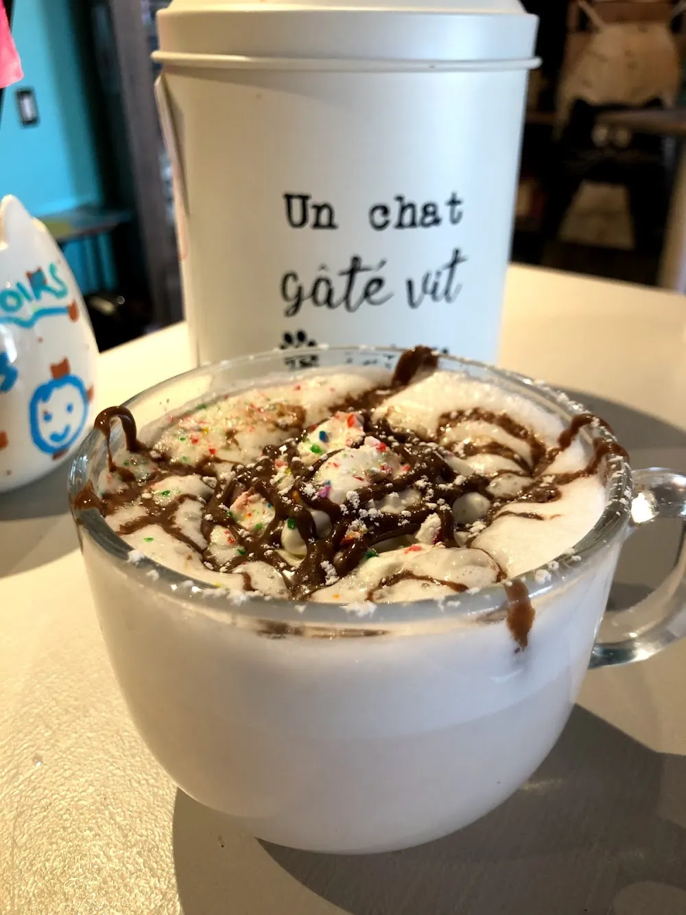 Café Félin Ma Langue Aux Chats cat cafe in Québec - cats