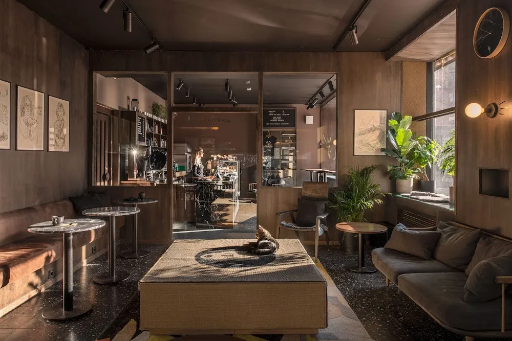 Java Whiskers Cat Café Marylebone cat cafe in London - interior