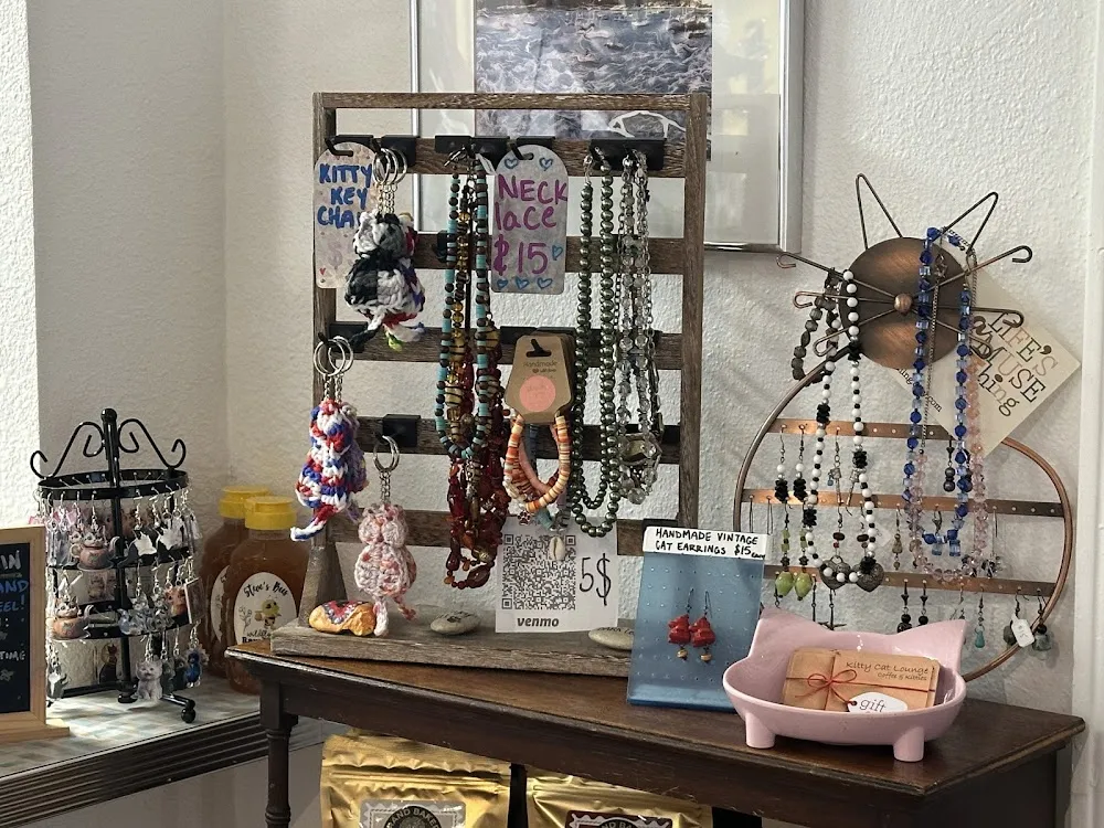 Kitty Cat Lounge cat cafe in Lakeland - interior