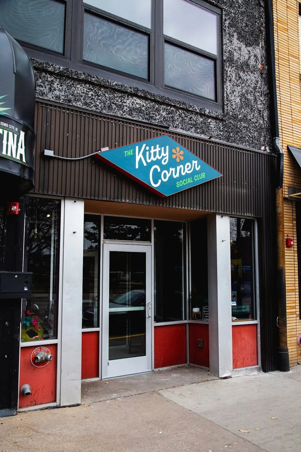 Kitty Corner Social Club cat cafe in Iowa City - interior