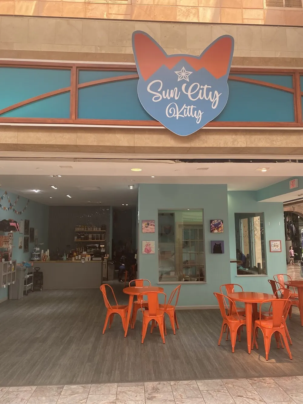 Sun City Kitty cat cafe in El Paso - atmosphere