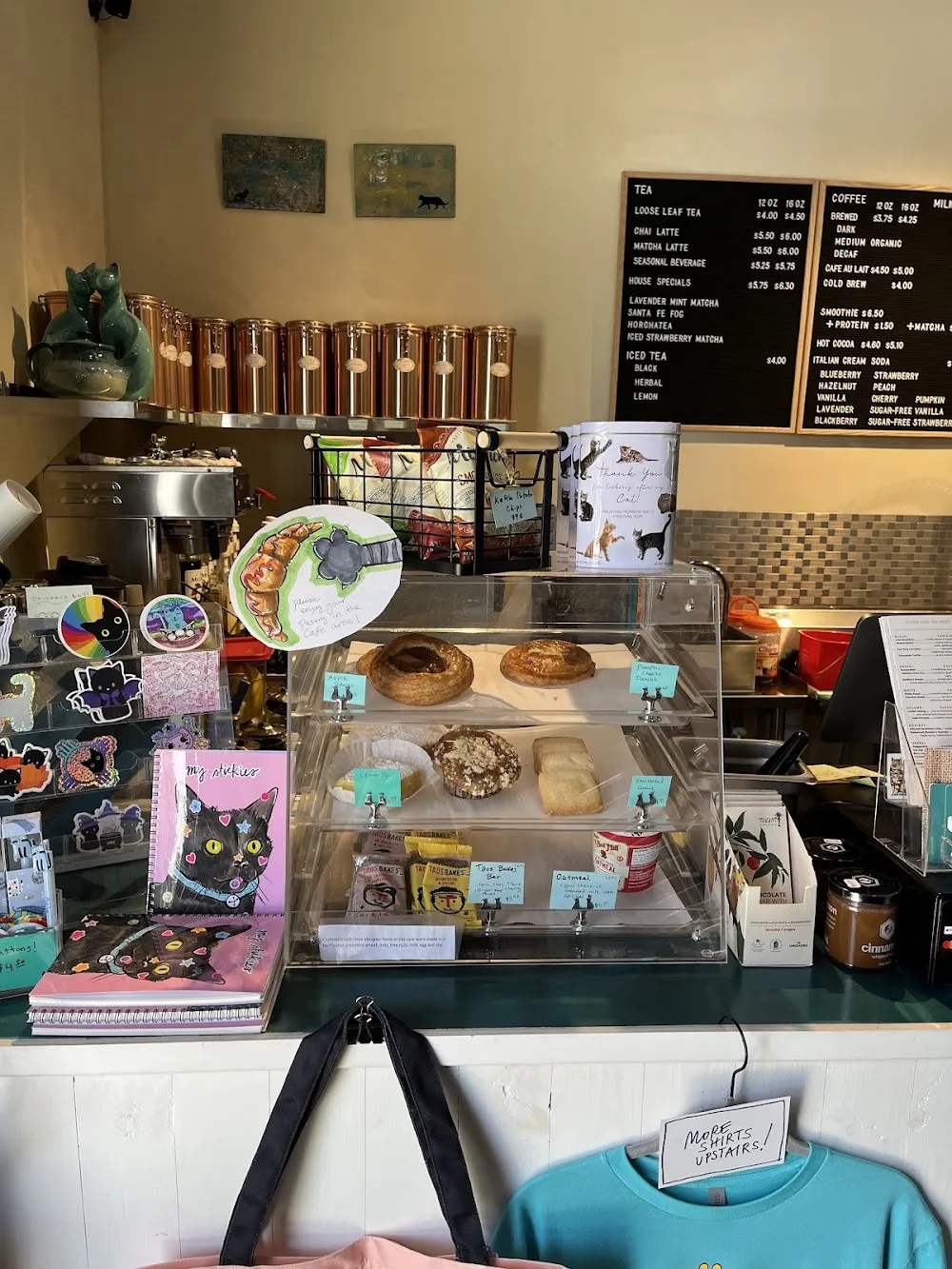 Turquoise Teapot and Cat Cafe cat cafe in Santa Fe - interior